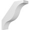 Ekena Millwork 5 1/2-in. W x 20-in. D x 20-in. H Funston Architectural Grade PVC Knee Brace BRCP055X20X20FST - alternate 1